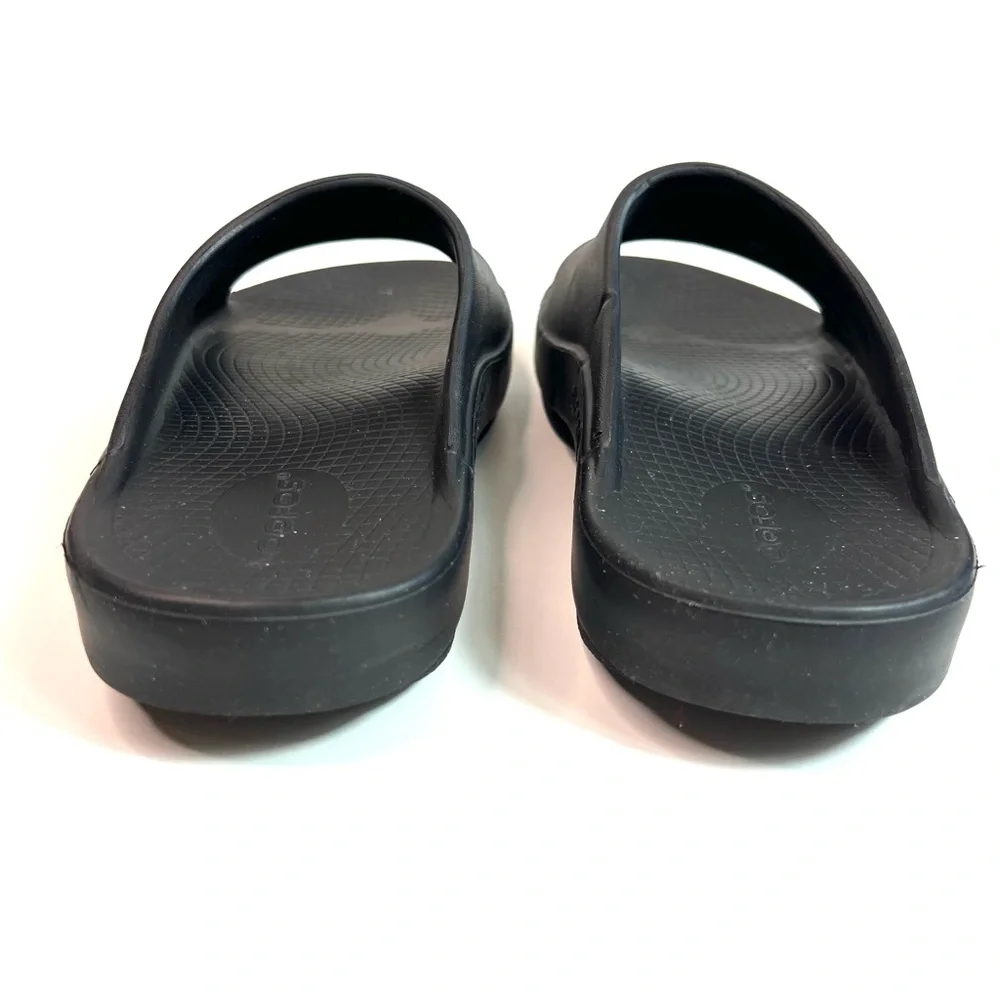OOFOS Recovery Slides Sandals Black Size Men’s 9, Women’s 11 - EU 42